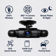 4 Camera Wireless DashCam