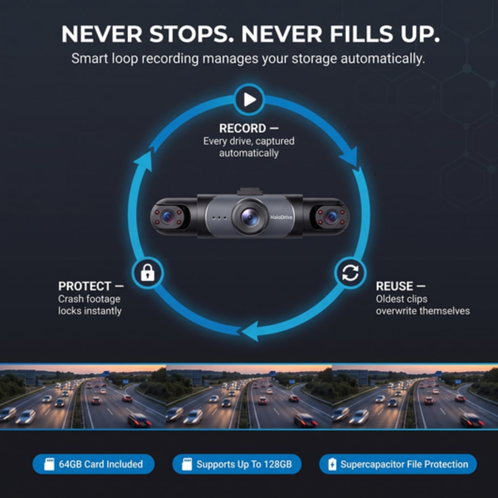 4 Camera Wireless DashCam